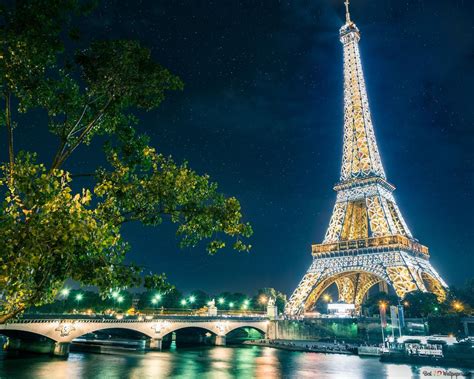 Man Made Eiffel Tower 4k Wallpaper Download