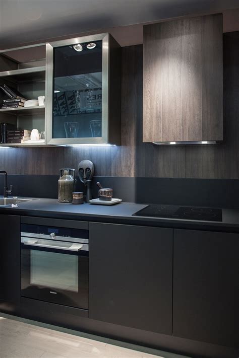 Delivering you the best cabinets is our top priority. Modern Kitchen With Black Cabinets - Luvne.com