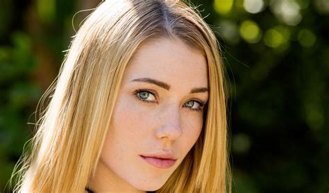 Raylin Ann Model Women Face Green Eyes Blonde Pornstar Portrait