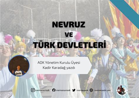 Marmara ADK on Twitter Bugün 21 Mart Türklerin yeni yılı kutladıkları