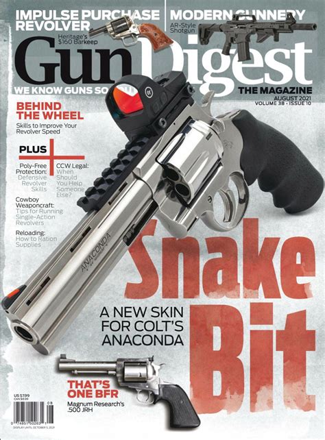 Gun Digest The Magazine August 2021 Magazine Get Your Digital