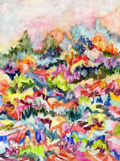 Original Impressionist Watercolor Painting Watercolor On Etsy