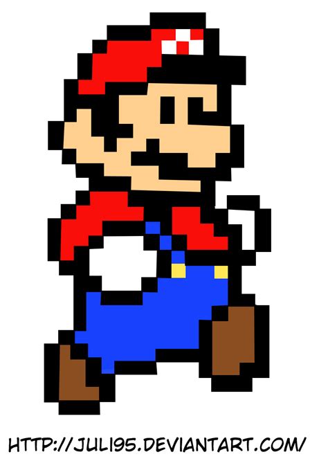 Mario Pixel by juli95 on DeviantArt png image