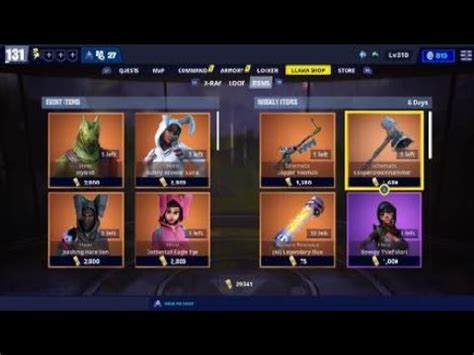 Share your opinion on this shop by voting on it at the bottom of this page. Weekly Item Shop RESET 6/3 - 6/10/20 Fortnite Save The ...