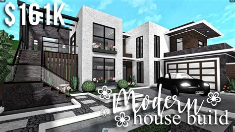 Modern House Build Roblox Bloxburg Gamingwithv Vidoe