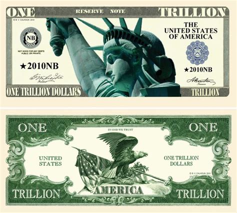 Trillion Dollar Novelty Bill American Art Classics