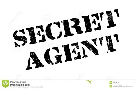 Secret Agent Rubber Stamp Stock Vector Illustration Of Arcane 92234238