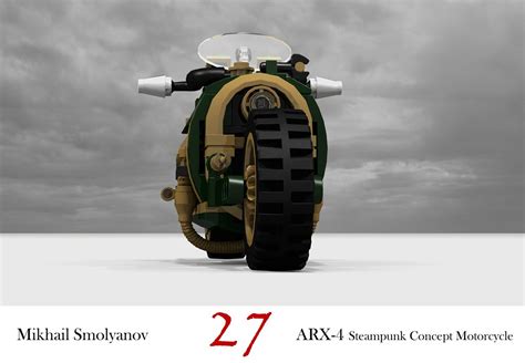 Arx 4 Steampunk Concept Motorcycle Mikhail Smolyanov 20 Flickr