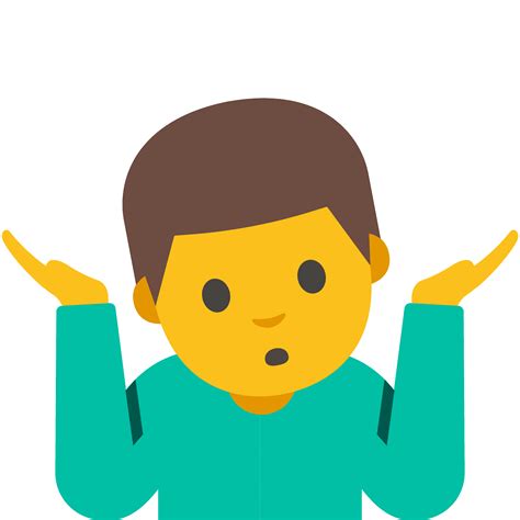 Shrug Emojipedia Emoticon Gesture Png Clipart Art Emoji Computer