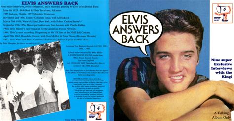 Elvis Answers Back 1995 Box4 Records Guitars101 Guitar Forums