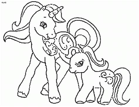 Il nuovo disegno di me contro te da. Unicorno mamma e figlia da colorare - disegni da colorare ...
