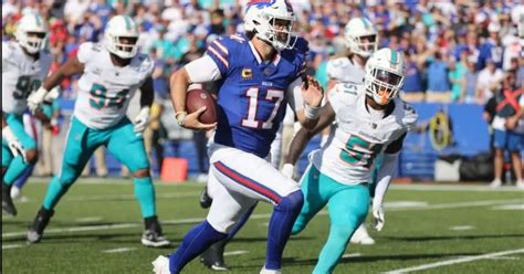 Buffalo Bills Vs Miami Dolphins Week 18 Kickoff Time Set For Afc East Title Game Sports