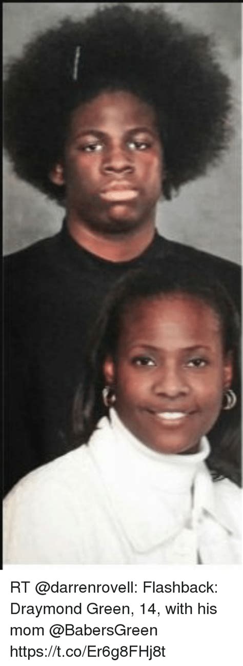 Green is their most important player in order to repeat as champions. RT Flashback Draymond Green 14 With His Mom ...