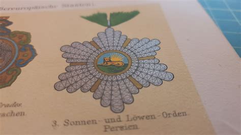 1909 Vintage Orders And Medals Chromolithograph Illustration