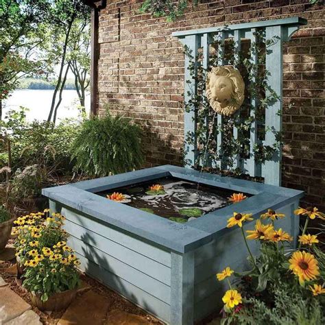 Pick the height you desire. Pond, Fountain and Waterfall Projects You Can DIY | Outdoor ponds, Above ground pond, Outdoor ...