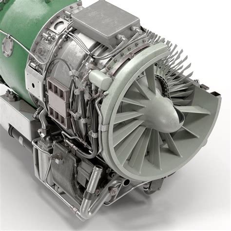 Turbojet Engine General Electric J85 Sectioned 3d Model 3d Model 219