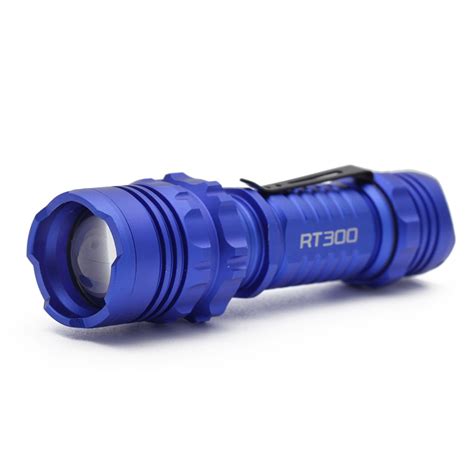 Misc Blue Tactical Flashlight 300 Lumens Ultra Bright Led Sharp