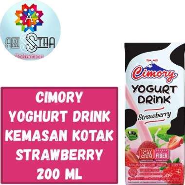 Jual Cimory Yogurt Drink Strawberry Kotak 200 Ml Murah Update Harga