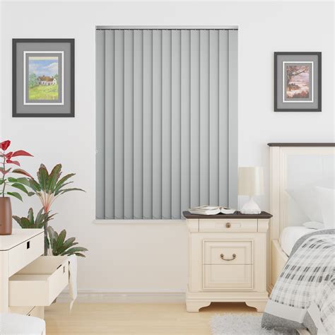 Urban Fr Grey Vertical Blind Made To Measure Blinds By Post