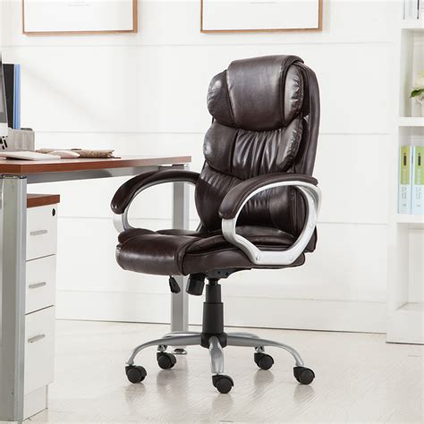 Best sellers in managerial chairs & executive chairs. PU Leather Ergonomic High Back Executive Best Desk Task ...