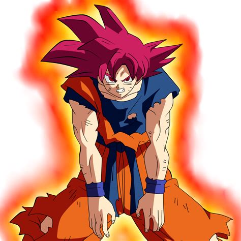 Goku Super Saiyan God Aura By Lord25t On Deviantart
