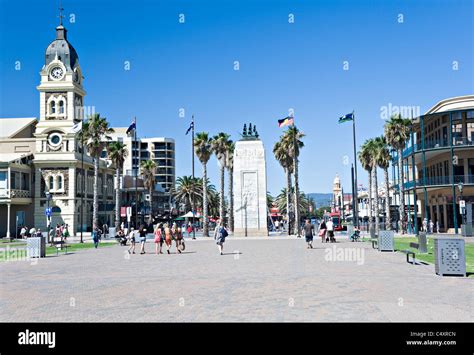 The Lovely Popular Coastal Adelaide Suburb Of Glenelg In South