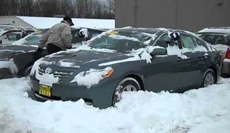 Subaru Impreza vs Toyota Camry in the Snow - YouTube