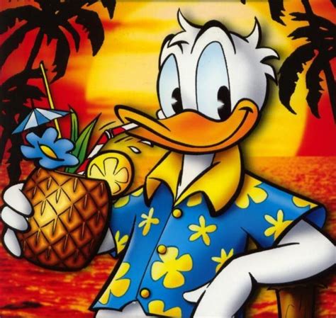 Donald Takes Some Vacation Time ️ Disney Duck Cute Disney Disney Art