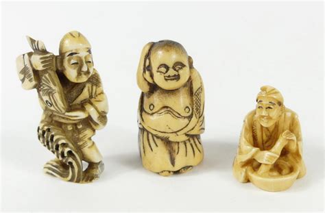 three netsukes asian and decorative arts online auction gardner galleries