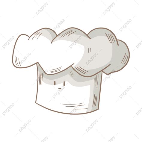 手繪卡通廚師帽子元素 廚師 帽子 廚師帽子素材圖案，psd和png圖片免費下載