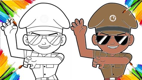singham coloring page  child drawing  coloring youtube