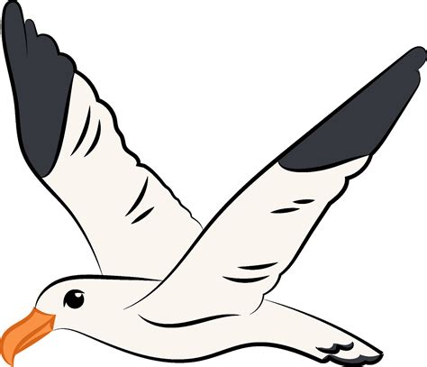 Download Flying Clipart Seagull Flying Seagull Clipart Png Download