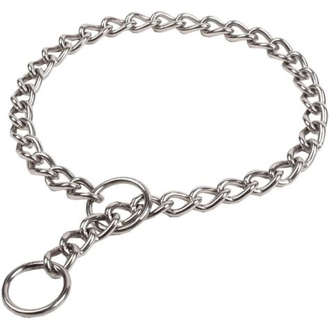Chain Dog Training Choke Collar 24 In 4 Mm