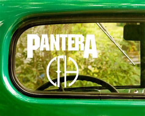 2 Pantera Band Decal Stickers Pantera Band Pantera Decals Stickers