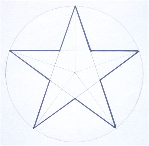 5 Point Star Drawings