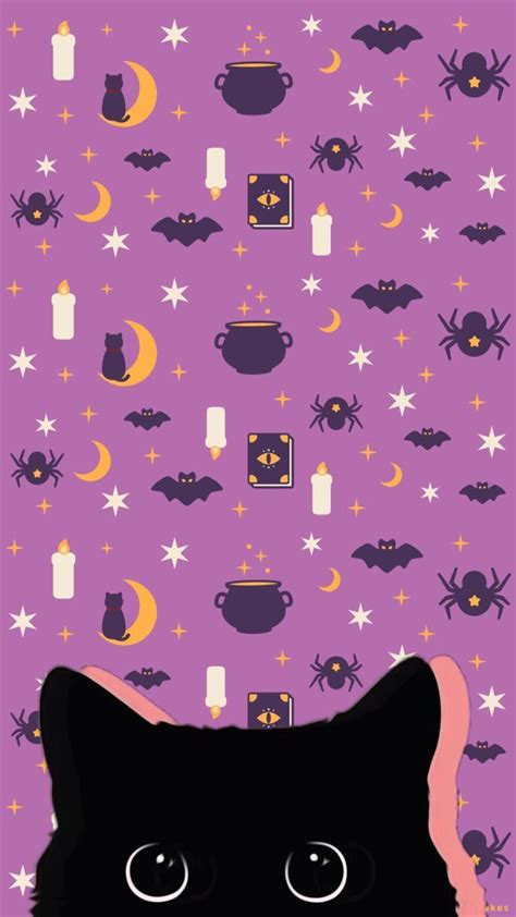 Halloween Cat Wallpapers K Hd Halloween Cat Backgrounds On Wallpaperbat