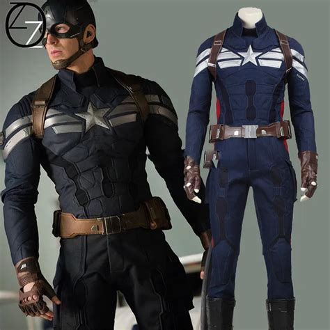 Halloween Costumes Adult Captain America 2 The Winter Soldier Cosplay
