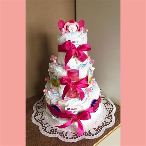 Maybe you would like to learn more about one of these? Windeltorte MÃ¤dchen "Baby Rose" super Geschenk zur Geburt ...