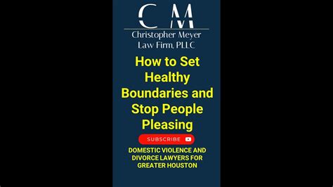 How To Set Boundaries And Stop People Pleasing