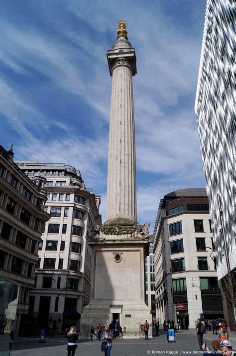 „the Monument In London Toller Ausblick Von Der Höchsten Steinsäule