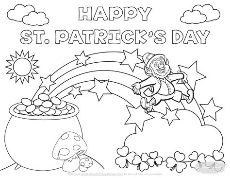 Patrick's day coloring pages that the little ones will love. St. Patrick's Day
