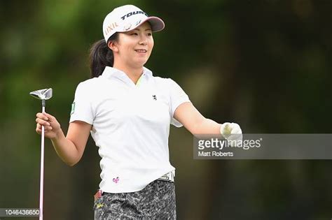 Kotone Hori Of Japan Plays Her Second Shot On The 8th Hole During The