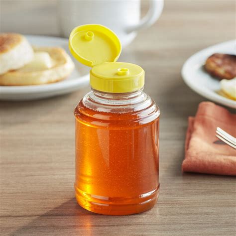 8 Oz 12 Oz Honey Weight Skep Pet Sauce Honey Bottle With Heat