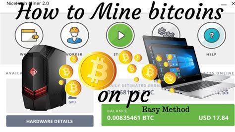 It supports windows, mac and linux. How to mine bitcoins on PC easy method - Nicehash miner ...