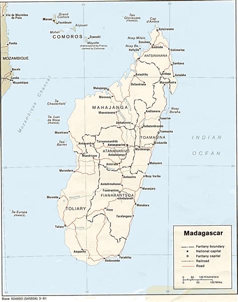 Madagascar Map Travel Information Tourism And Geography