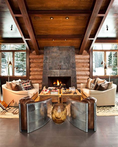 Country Cabin Living Room Ideas