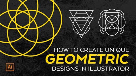 How To Create Geometric Designs In Adobe Illustrator Youtube