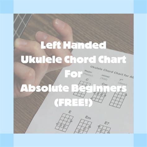 Left Handed Chord Chart For Absolute Beginners