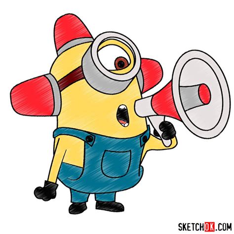 Minion Drawing Step By Step Free Download On Clipartmag