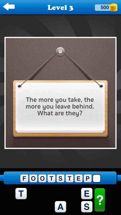 Guess The Riddles Brain Quiz Iphone App
